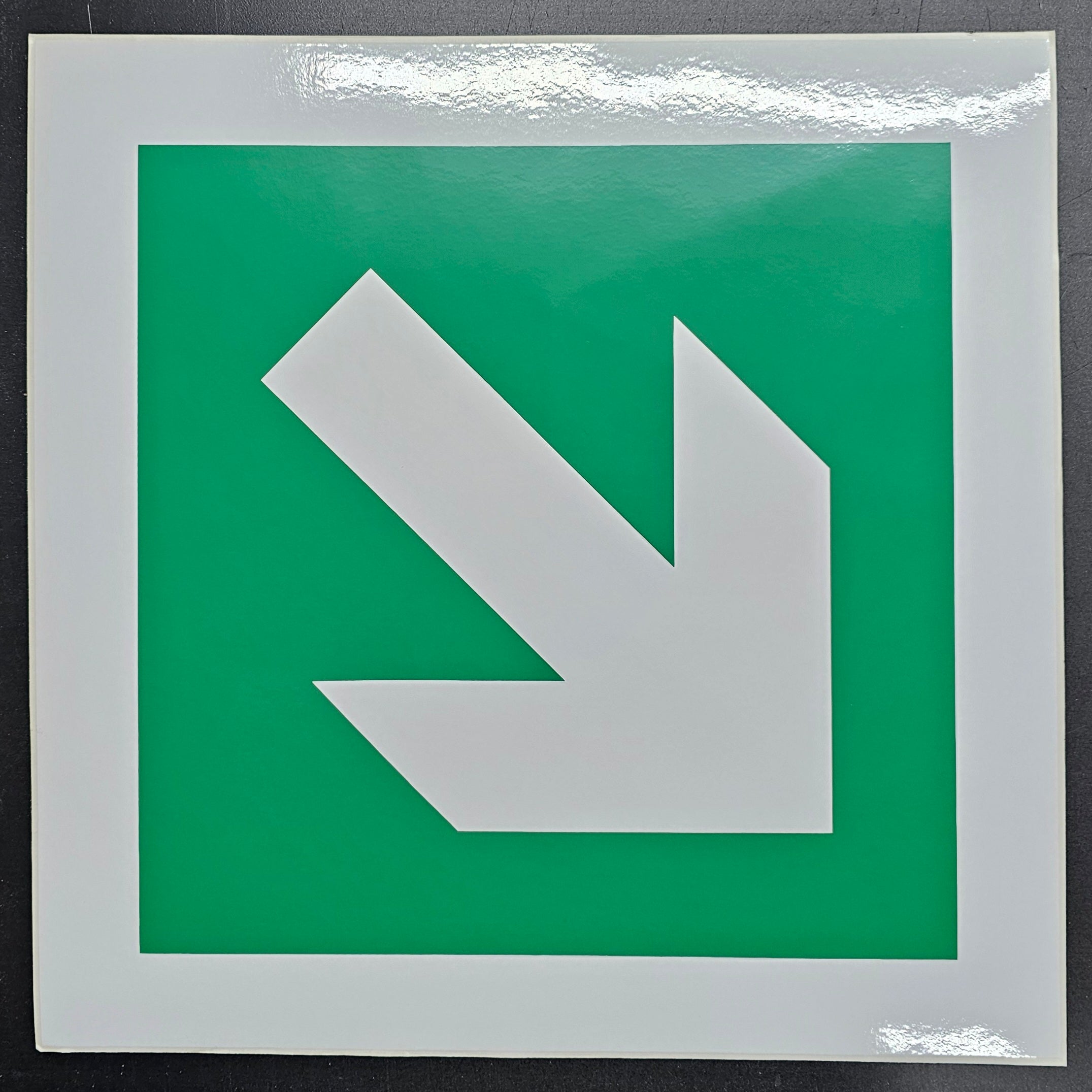 148. WAY ARROW ( corner ) (STICKER)