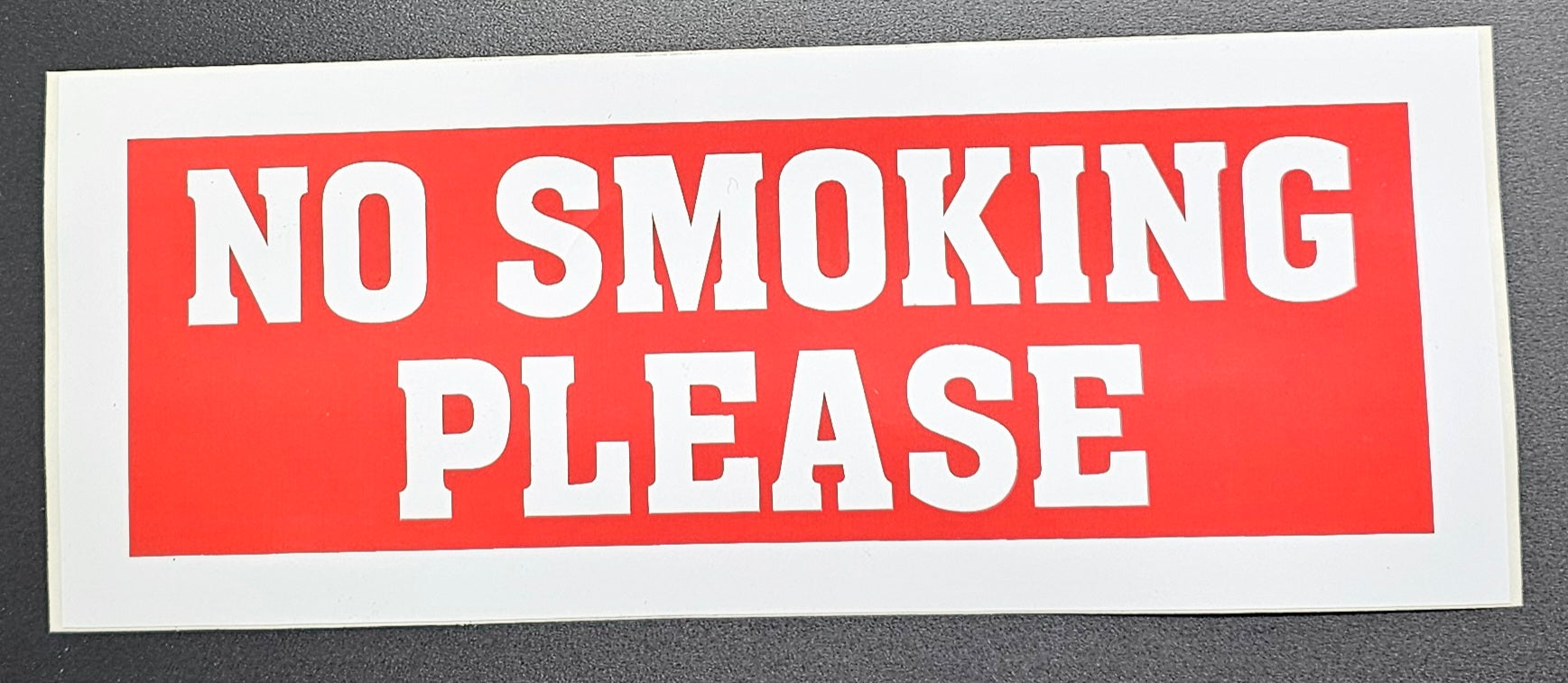 18. NO SMOKING PLEASE (STICKER)