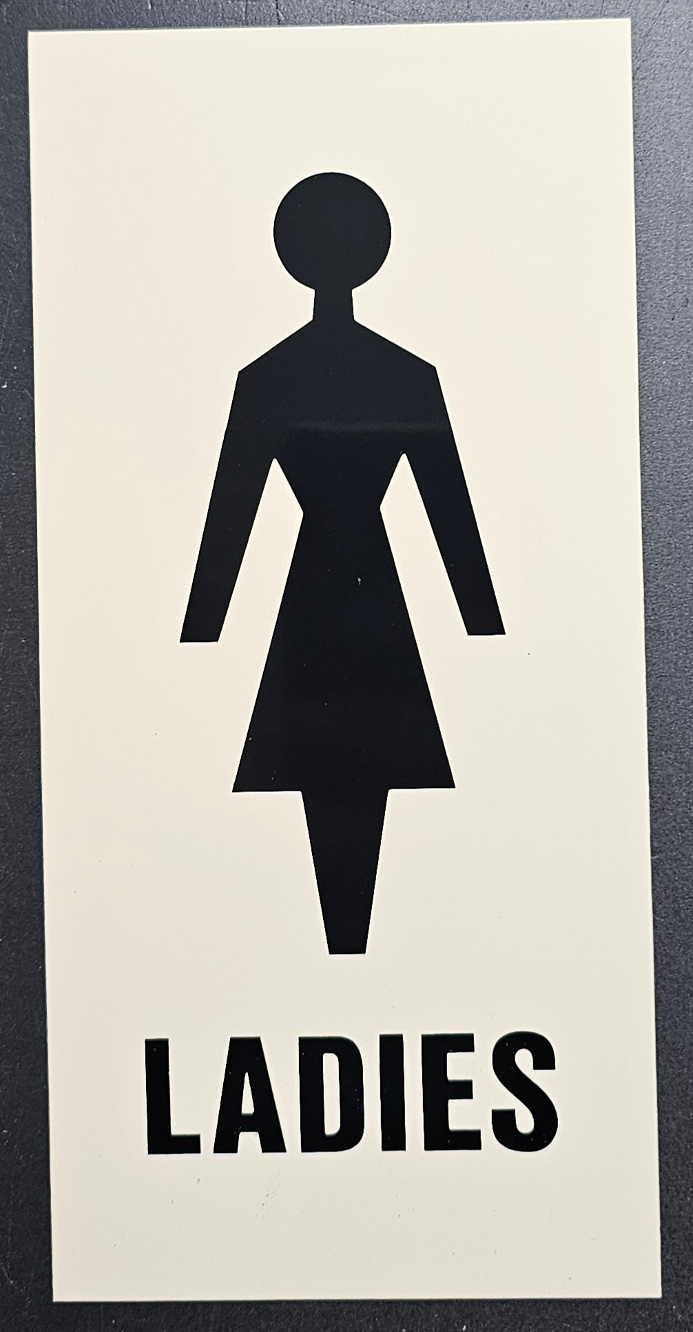 195. LADIES TOILET (ACRYLIC)