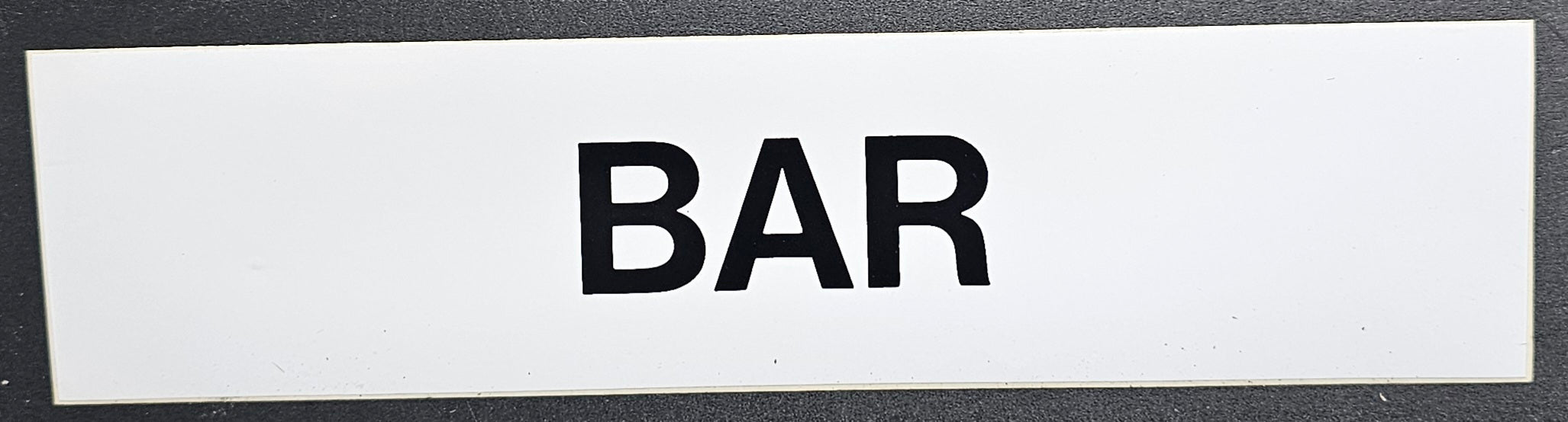 209.  BAR (STICKER)