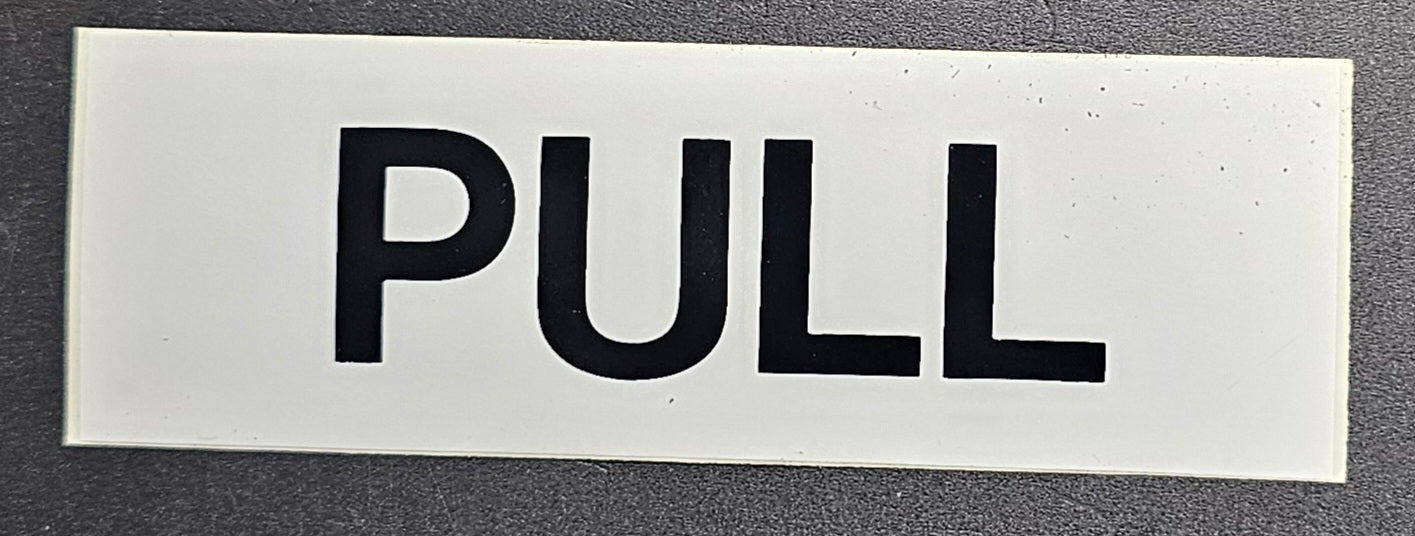 222. PULL (STICKER)