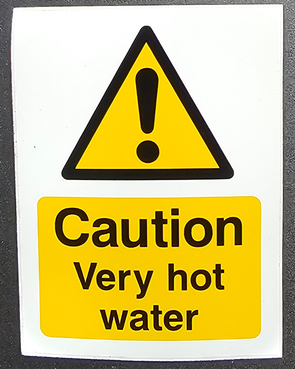 234. CAUTION VERY HOT WATER (STICKER)