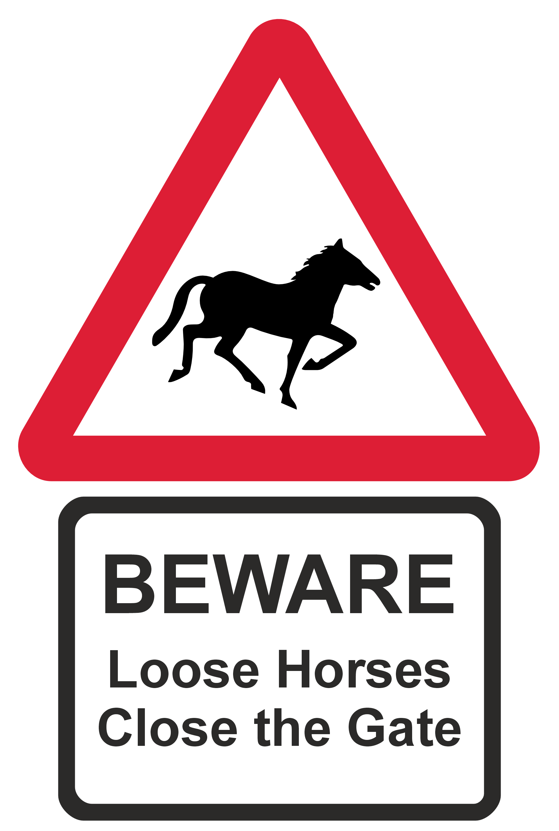 Equine warning signs