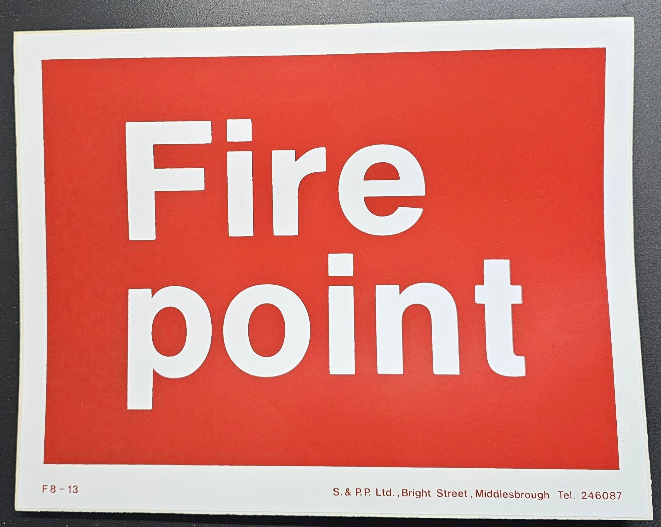 31. FIRE POINT (STICKER)