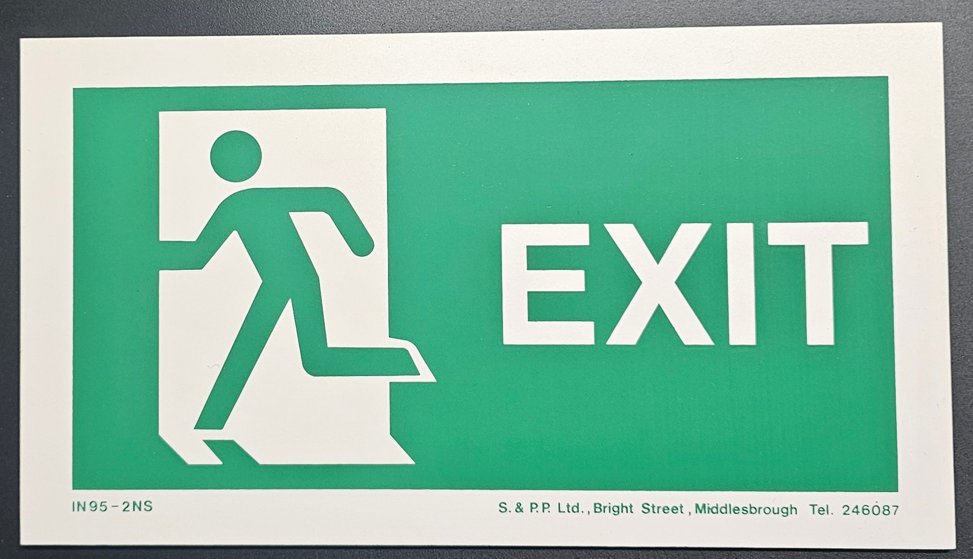 50. EXIT (door left) (PVC BOARD)