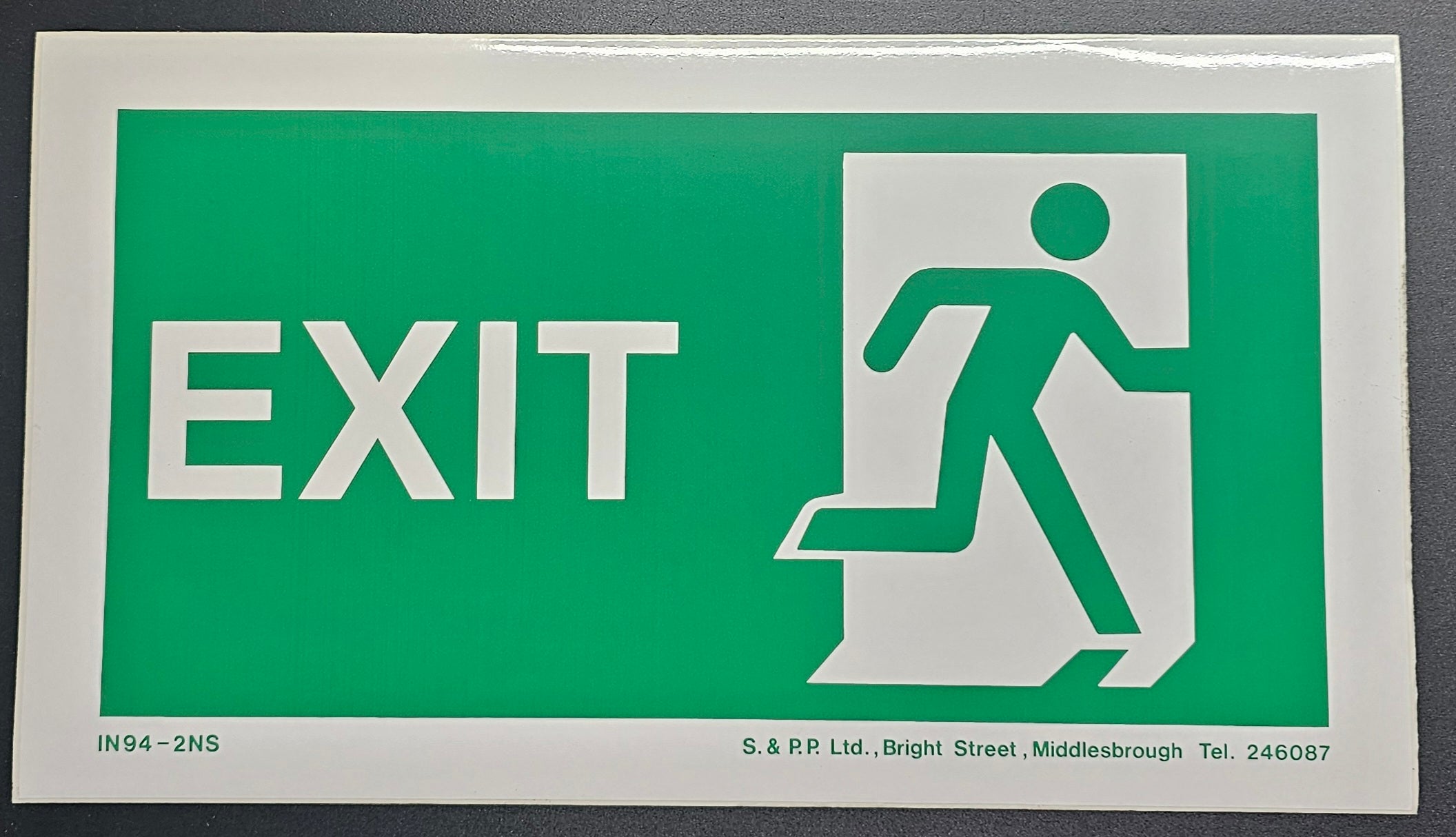 55. EXIT (door right) (STICKER)