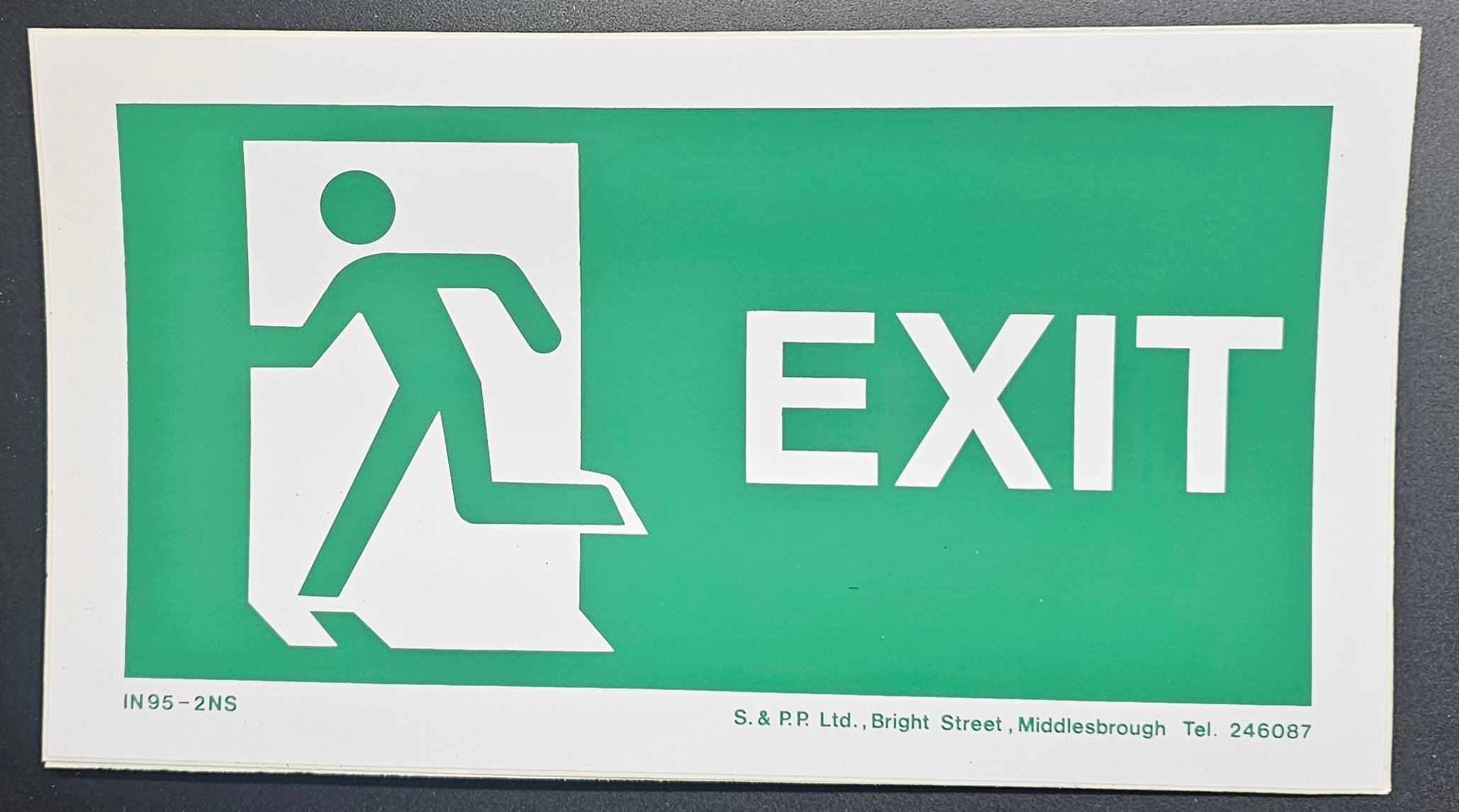 57. EXIT (door left) (STICKER)