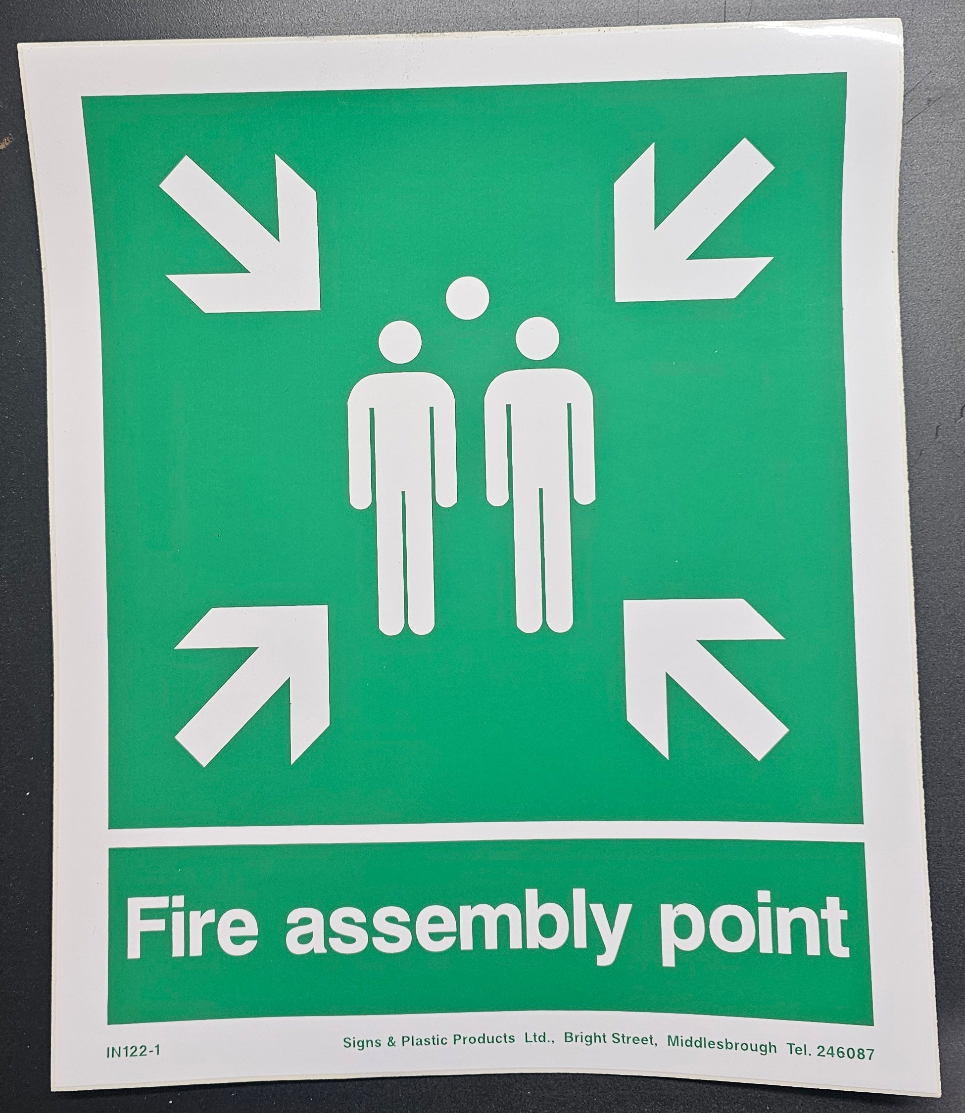 62. FIRE ASSEMBLY POINT (STICKER)