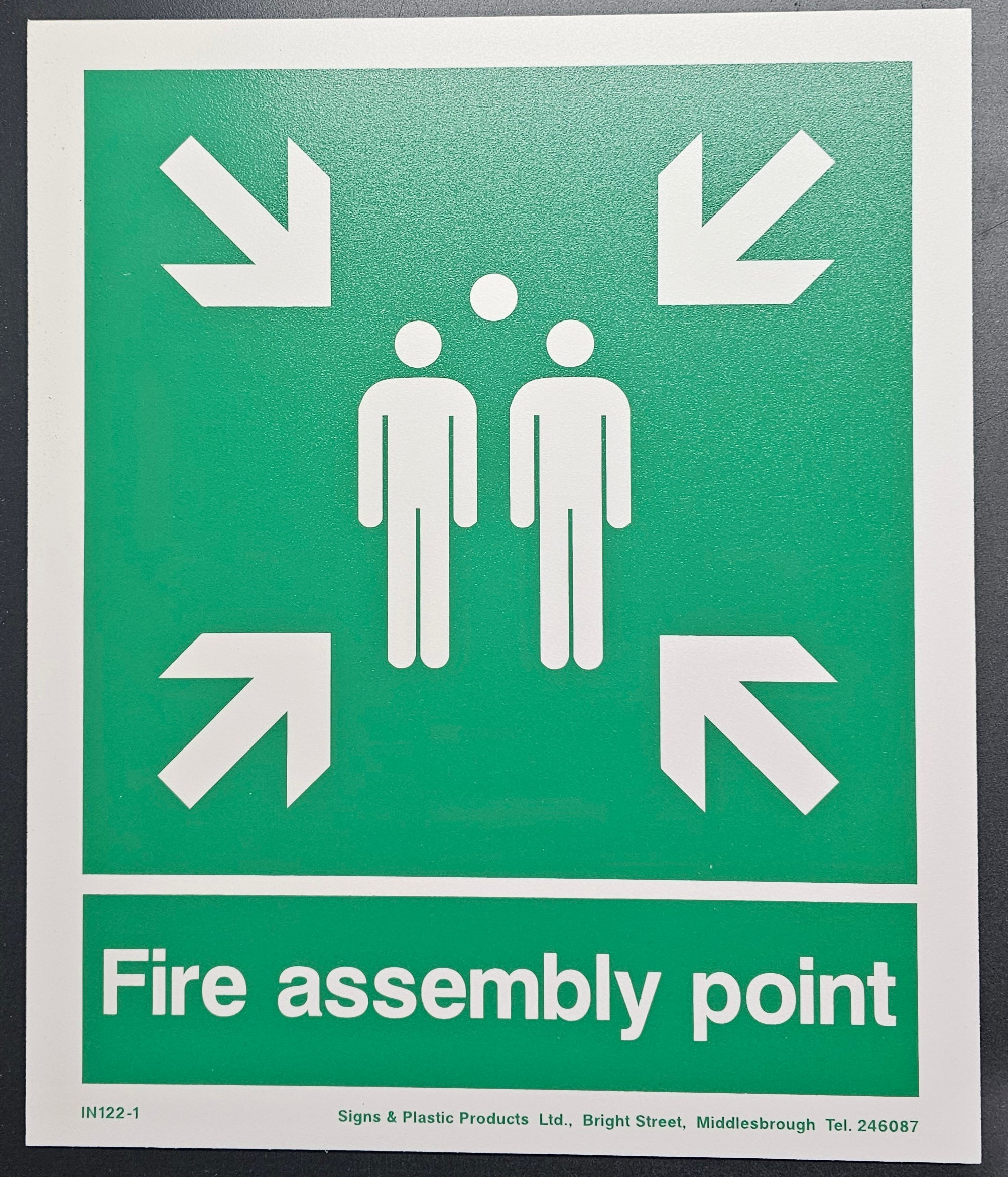 66. FIRE ASSEMBLY POINT (PVC BOARD)