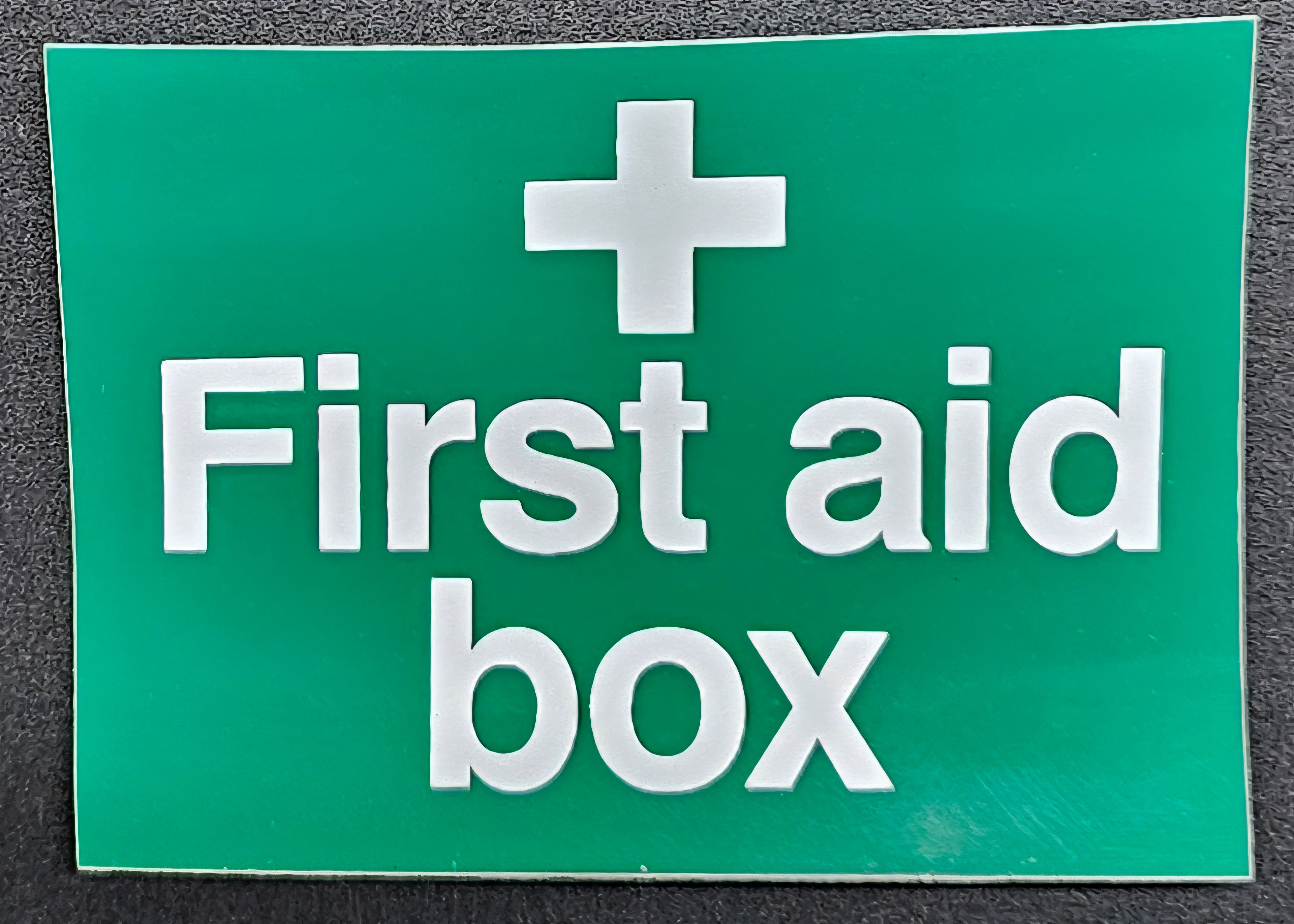 76. FIRST AID BOX (STICKER)