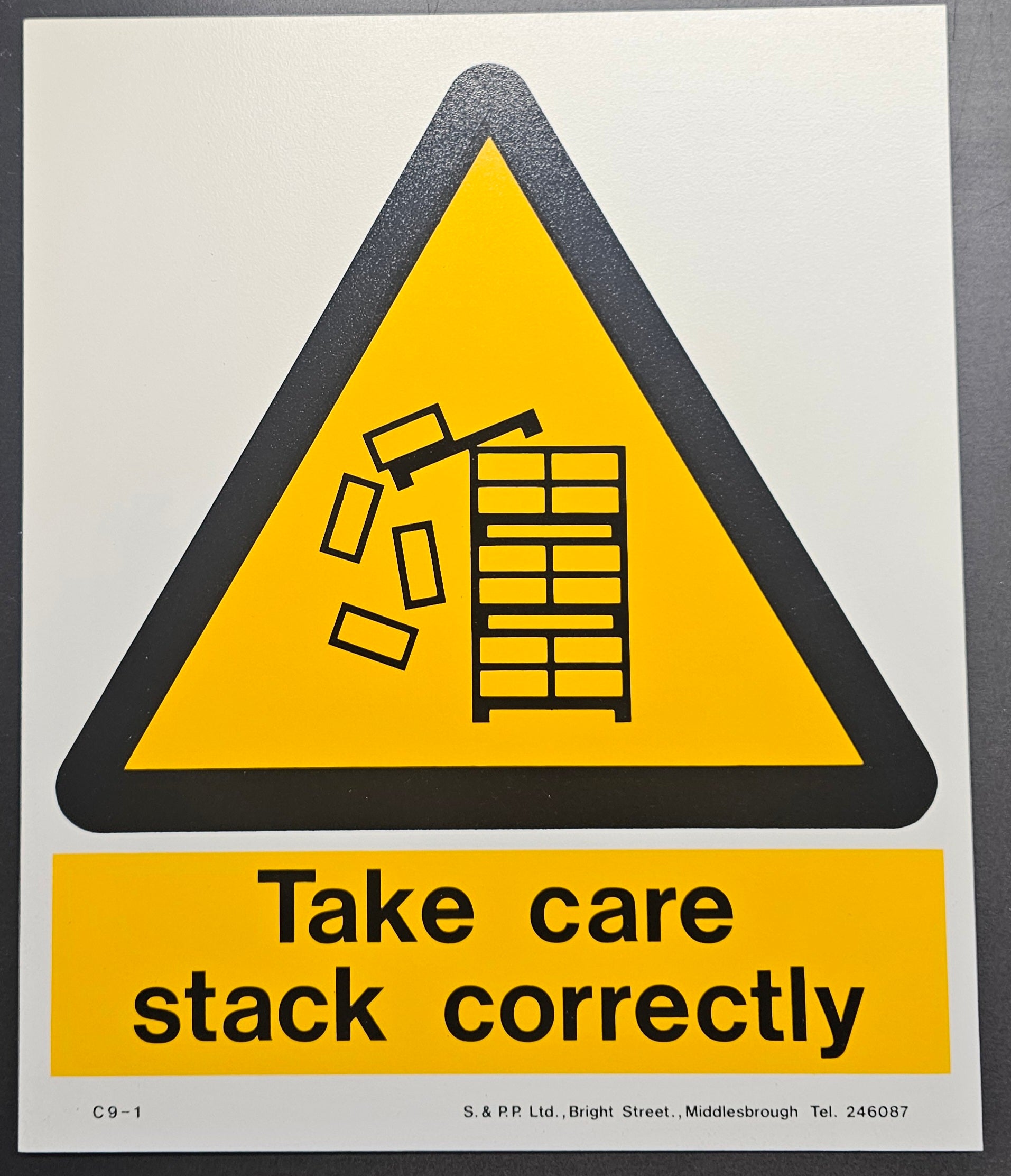 96. TAKE CARE STACK CORRECTLY (PVC BOARD)