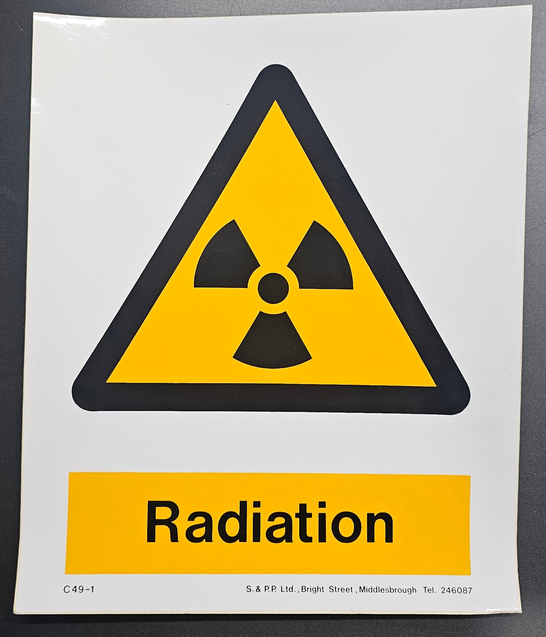 98. RADIATION (STICKER)