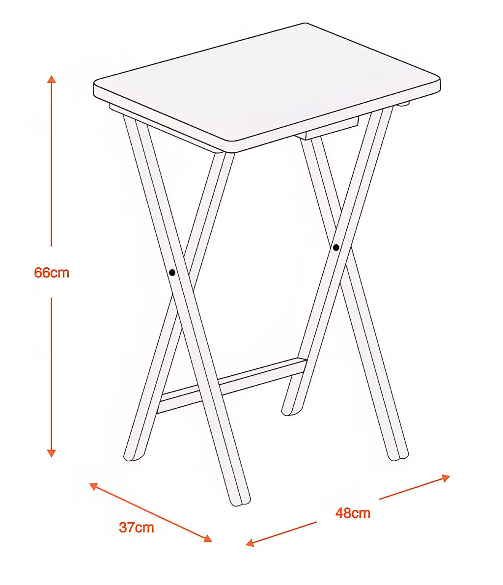 Custom printed wooden fold up table