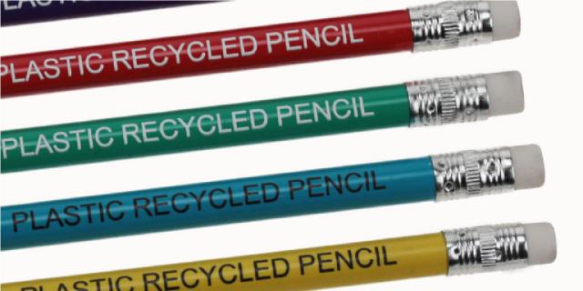Plastic Recycled Pencils